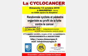 LA CYCLOCANCER édition Parisienne